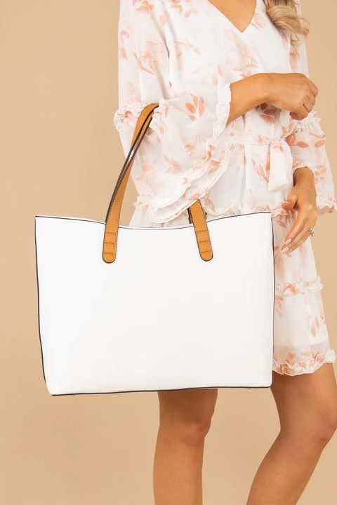 Know Your Way Ivory White Purse | The Mint Julep Boutique