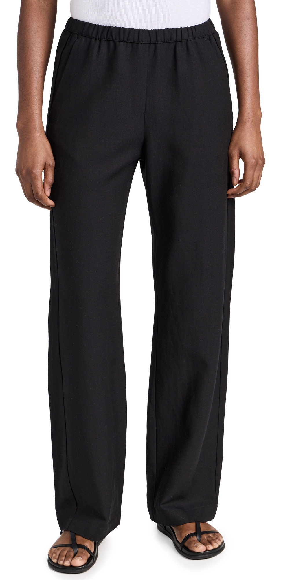 Enza Costa Twill Everywhere Pants Black 3 | Shopbop