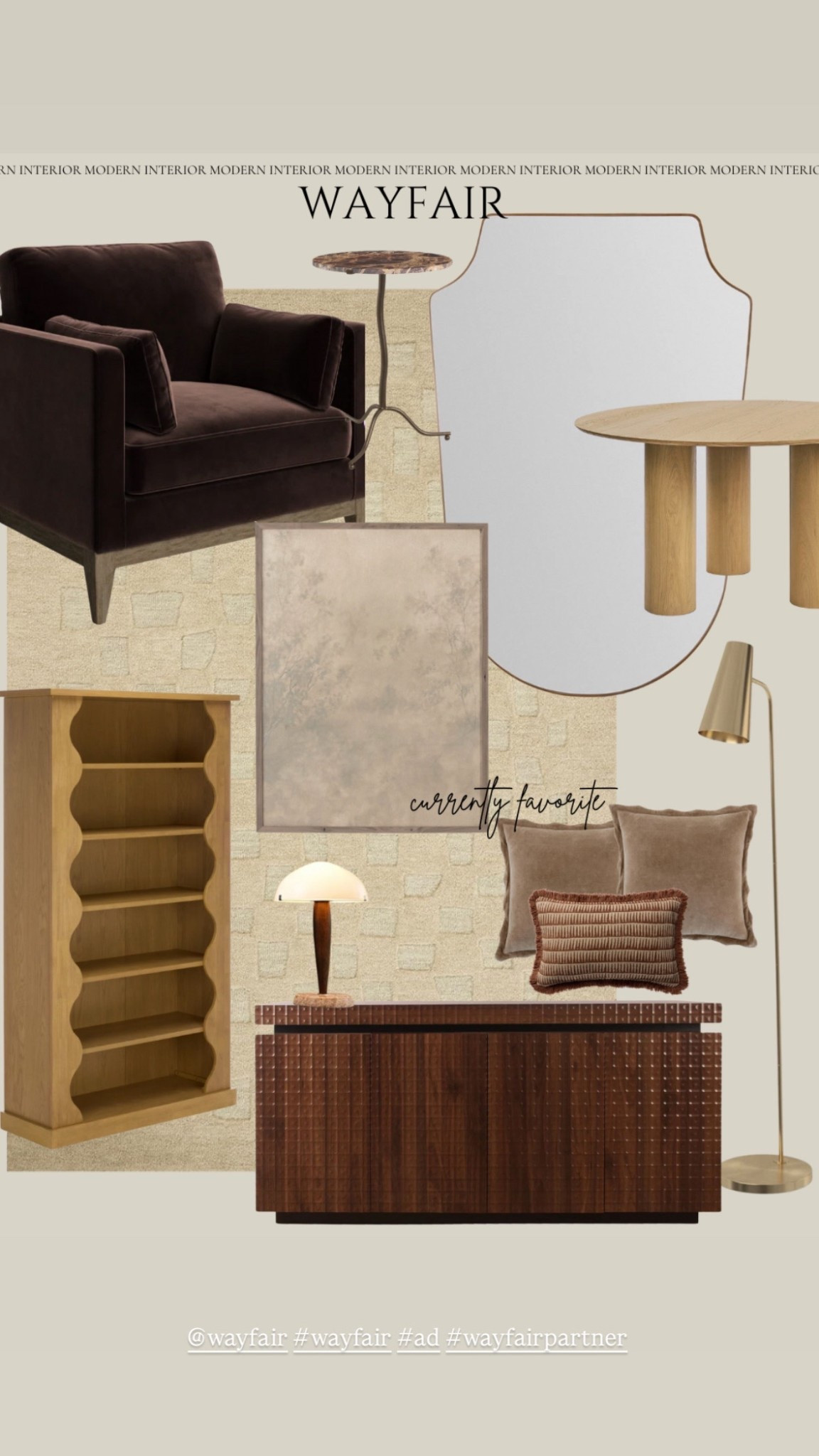 Organic modern finds at every price point from @wayfair. The signboard is such a winner with so much character and it’s affordable too! 

Right now it’s Way Day up to 80% off with free shipping through October 29. So many good finds worth the sale, this is the time to shop😍

#wayfair #wayfairpartner #ad #wayday sideboard, round dining table, accent chairs, rugs, neutral area rug

#LTKHoliday #LTKHome #LTKOver40