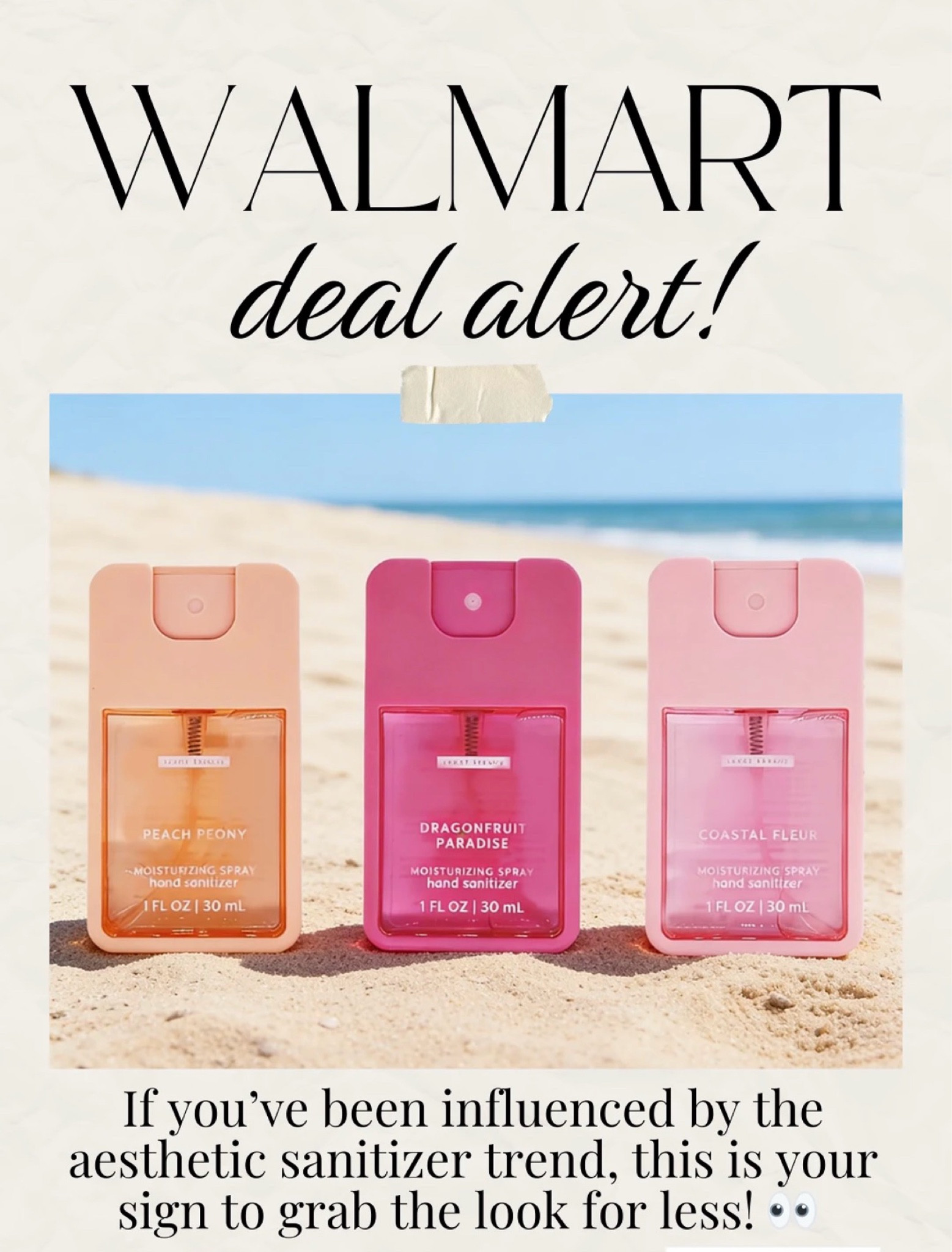 WALMART - Deal Alert
#walmart #deal #sale #handsanitizer #beauty #lookforless #sunmer #whatsinmybag #momlife

#LTKselfcare #LTKBeauty #LTKmomlife