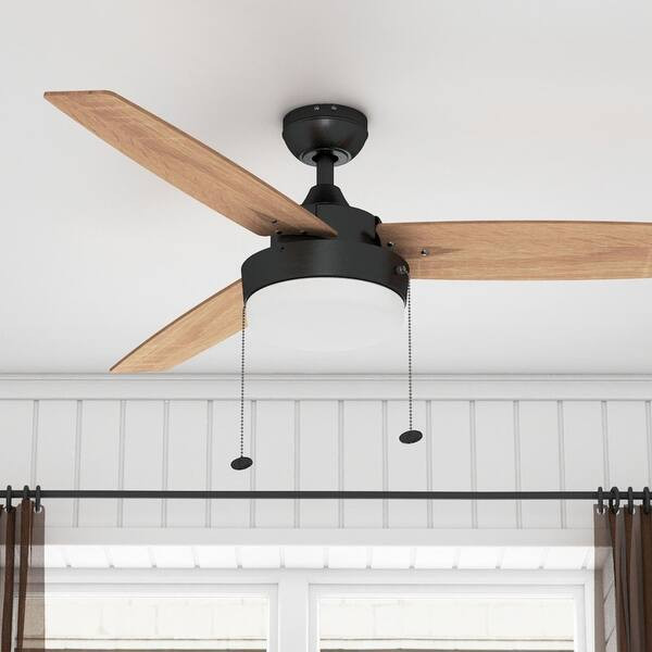 Copper Grove Andreas 52-inch Espresso LED Ceiling Fan with 3 Barnwood Blades | Bed Bath & Beyond