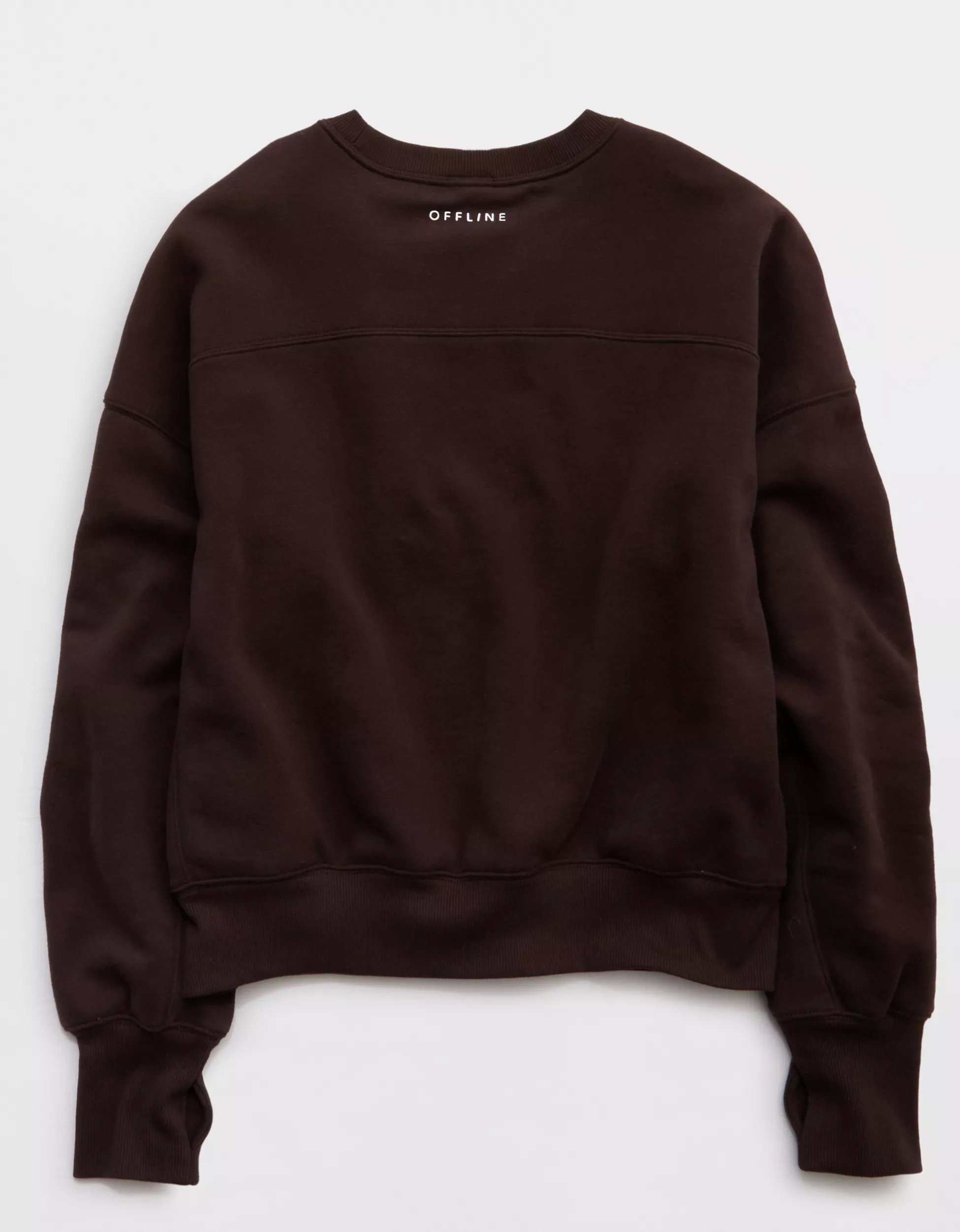 OFFLINE By Aerie Cloud Fleece Classic Crewneck Sweatshirt | Aerie