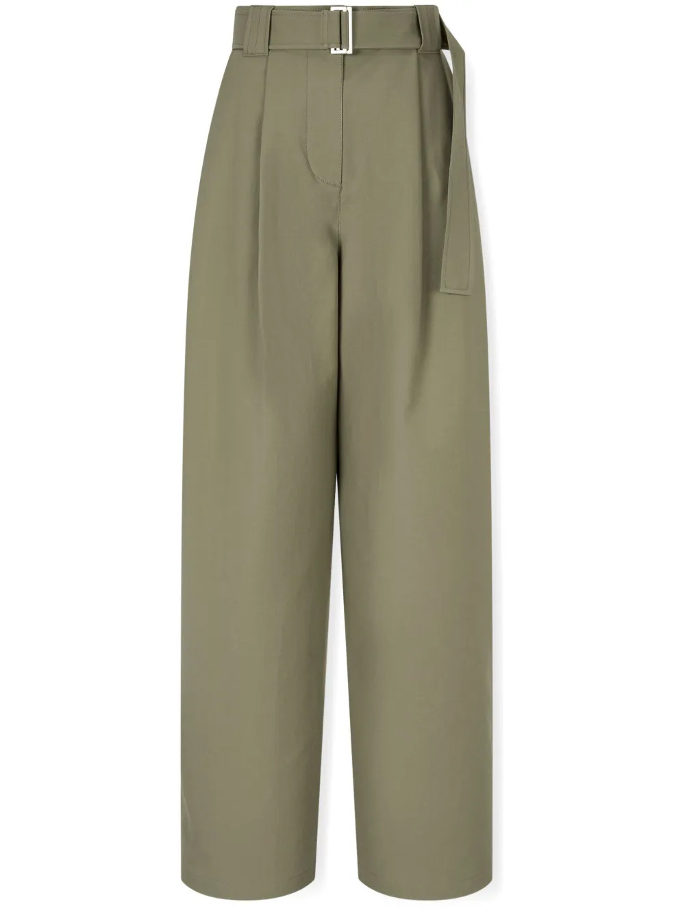 TOMBOY Belted Tuck Trousers | Green | FARFETCH | Farfetch Global
