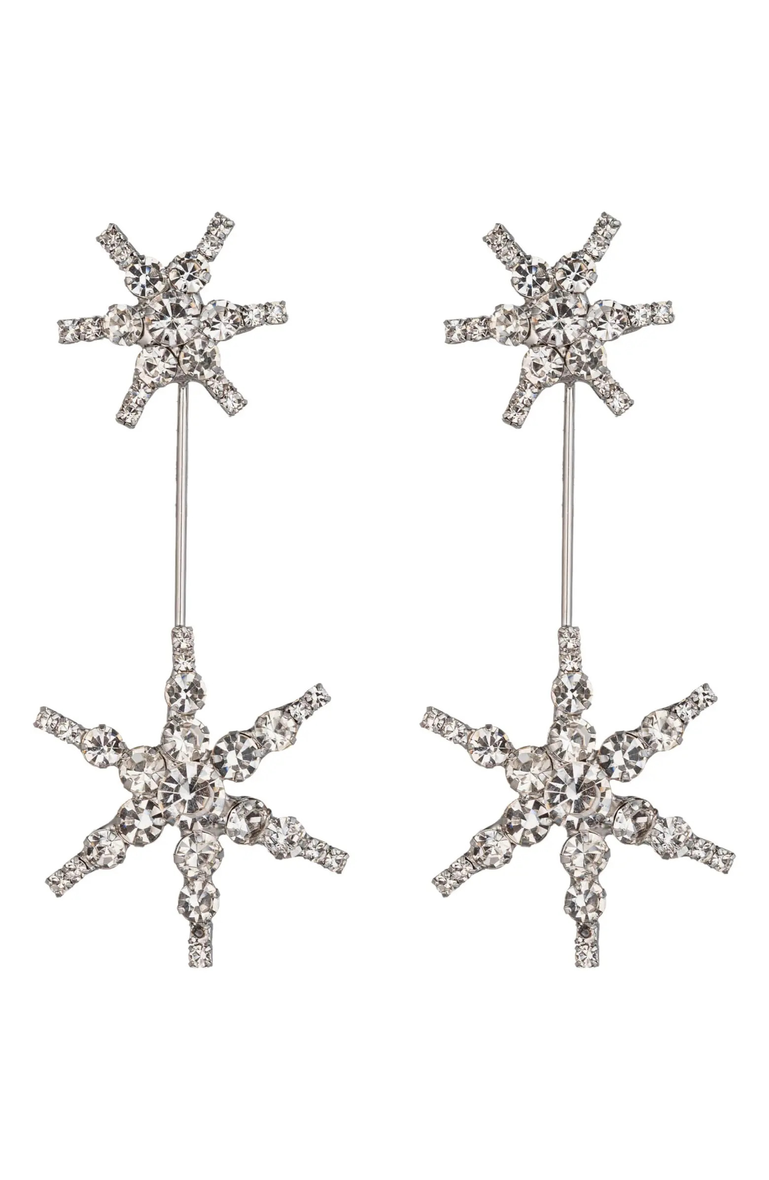 North Star Crystal Statement Drop Earrings | Nordstrom Rack