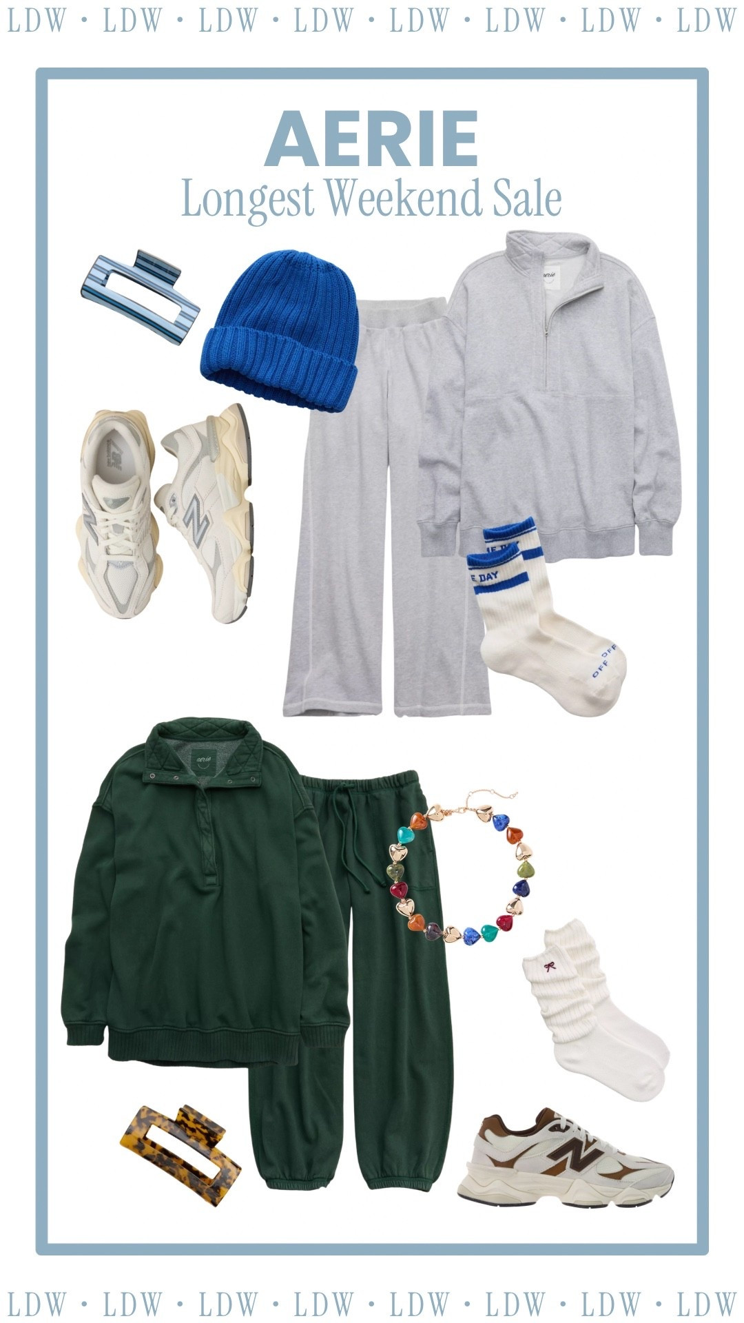 Aerie’s Longest Weekend Sale 25-50% EVERYTHING #aeriereal #aerie #loungewear #green grey

#LTKmomlife #LTKootd #LTKSaleAlert