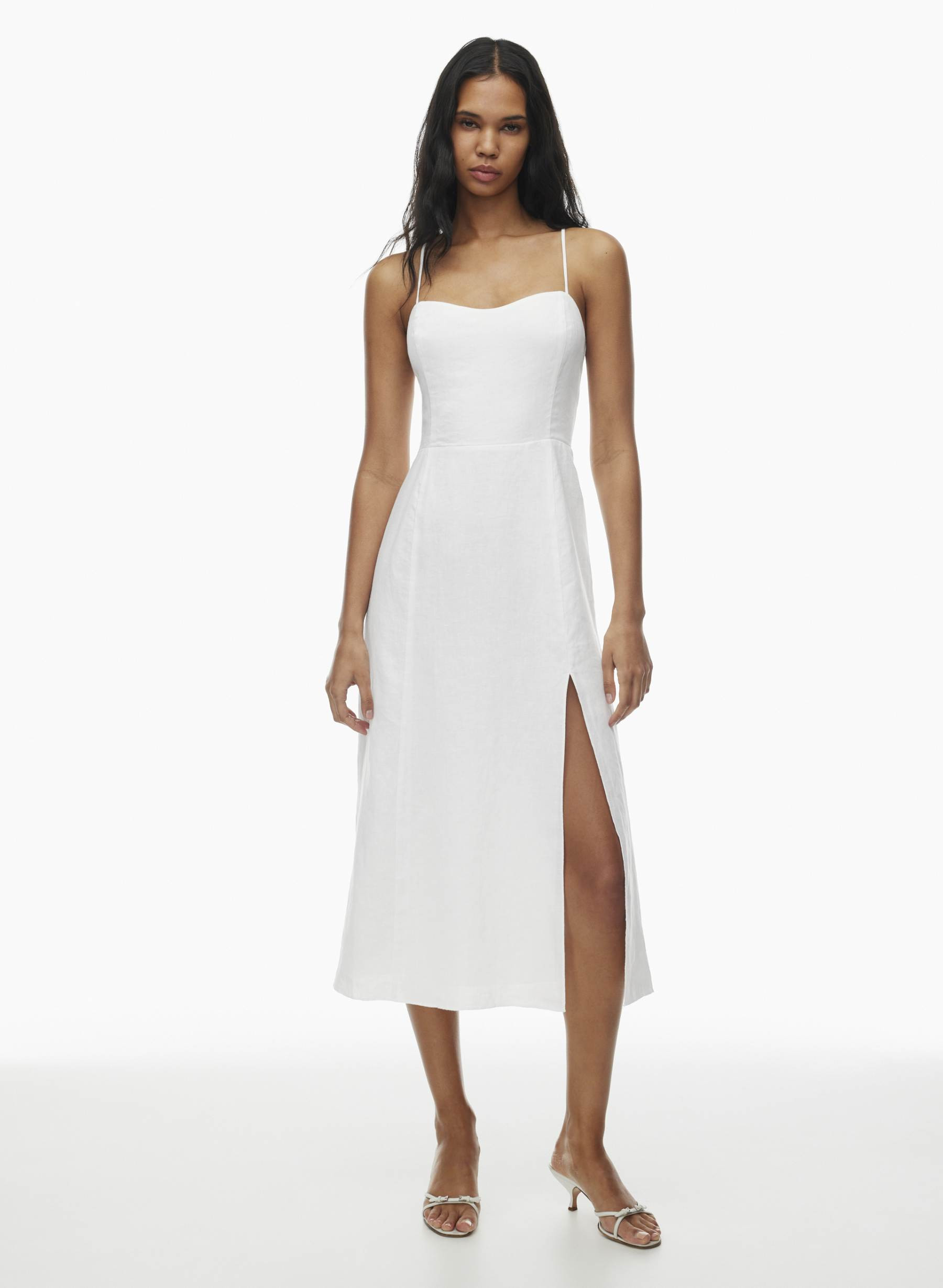 BARRAFINA LINEN DRESS | Aritzia