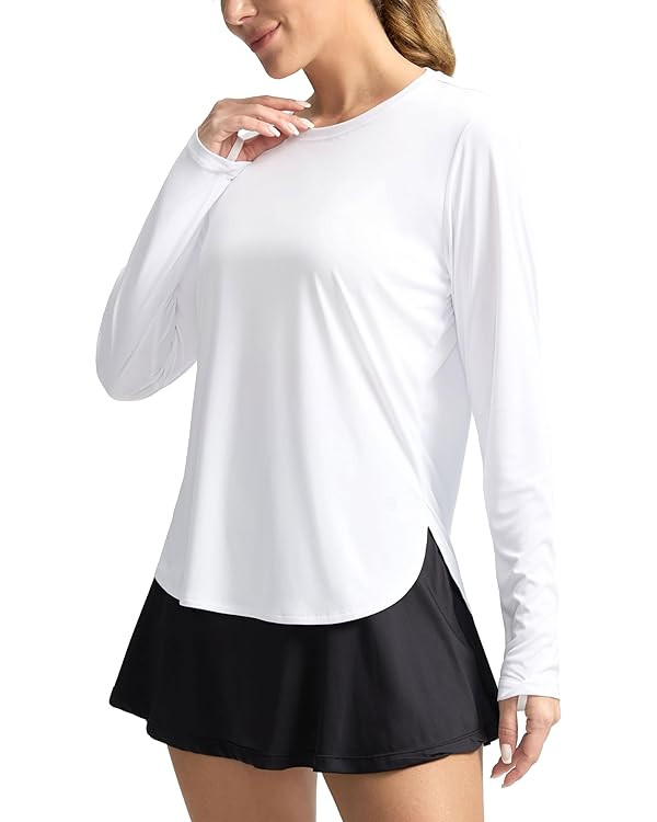 Women's Sun Shirts UPF 50+ Long Sleeve UV Protection Shirt Lightweight Quick Dry Workout Hiking T... | Amazon (US)