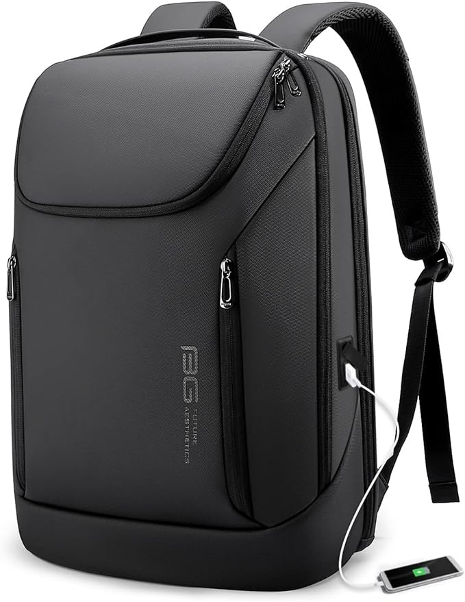 BANGE Business Smart Backpack Waterproof fit 15.6 Inch Laptop Backpack with USB Charging Port,Tra... | Amazon (US)