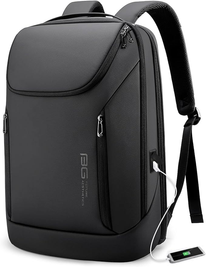 BANGE Business Smart Backpack Waterproof fit 15.6 Inch Laptop Backpack with USB Charging Port,Tra... | Amazon (US)