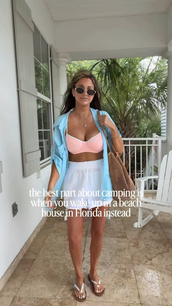 The perfect beach day look 👙🤌🏻 I’m wearing a large in the bikini top and a medium in the bottoms.

#LTKootd #LTKSwim #LTKTravel