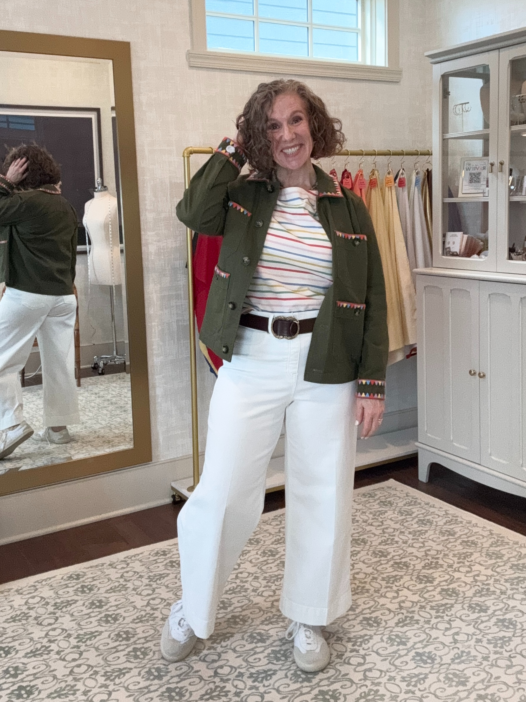 This jacket is wowing everyone who sees it. It's perfect for Spring! 

 #LTKOver40 #LTKMidsize #LTKWorkwear