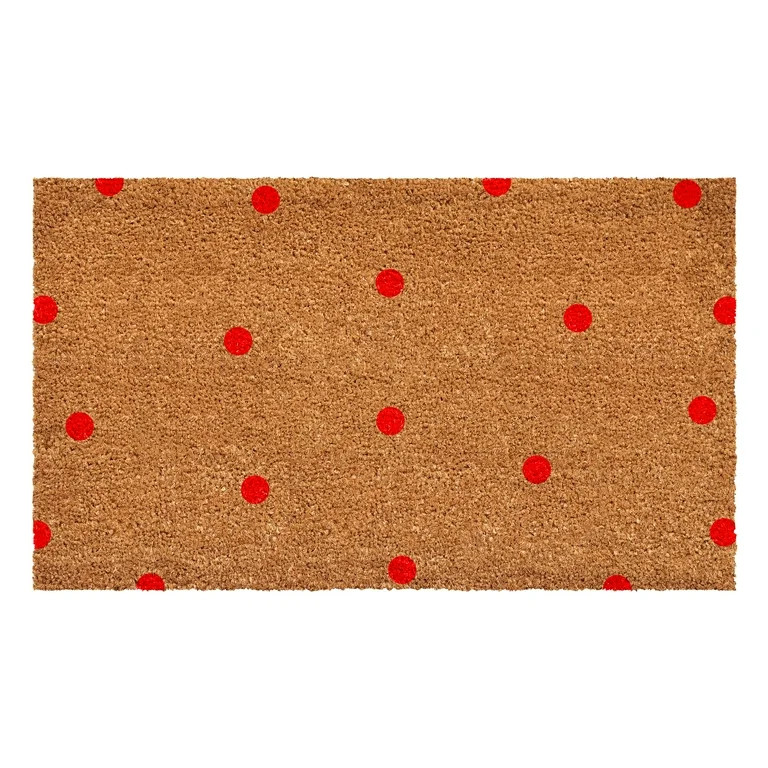 Calloway Mills 112201729 Red Polka-Dots Doormat 17" x 29" | Walmart (US)