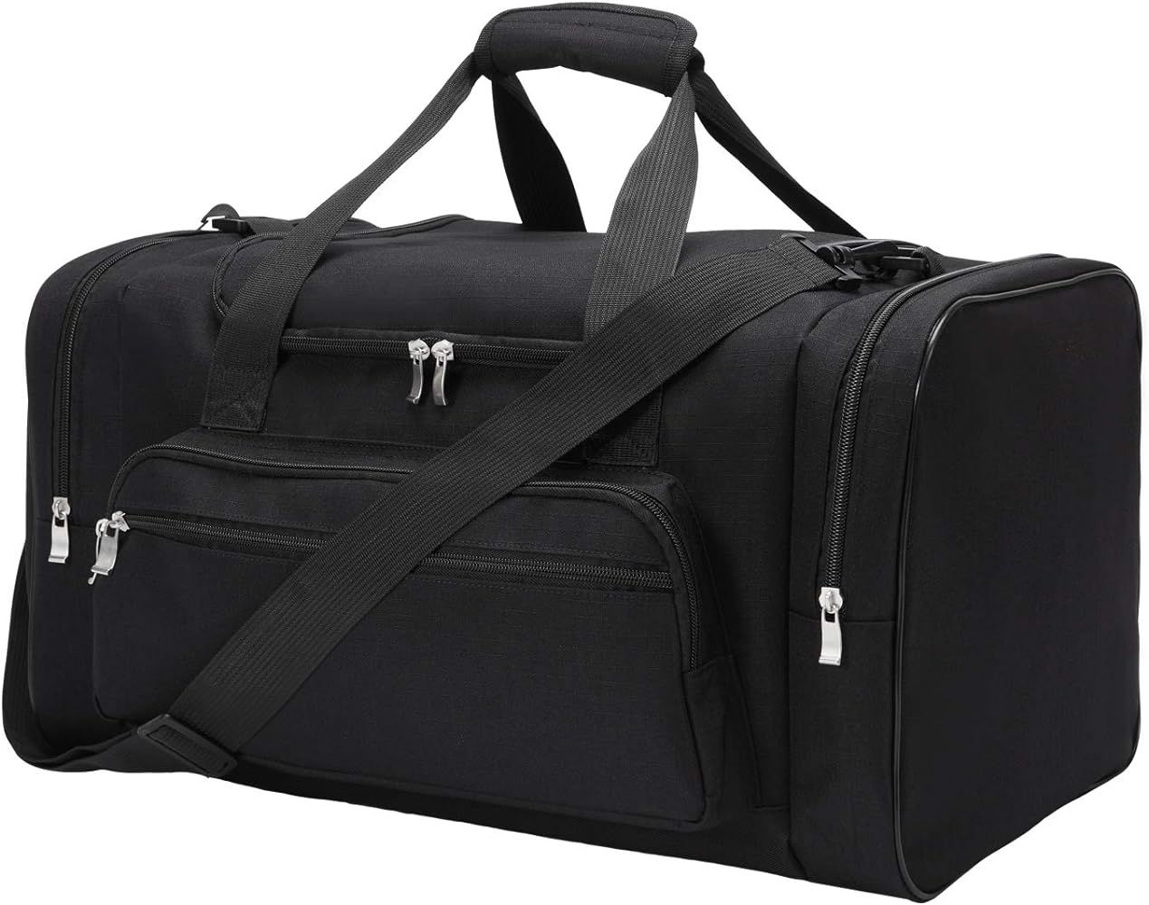 Sports Duffel Bag 20 inch for Travel Gym Black | Amazon (US)