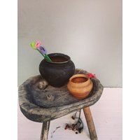 Clay Pots, Ceramic Vase, Pot, Flower Flower Mortar, Gift, Dishes, Vintage | Etsy (US)