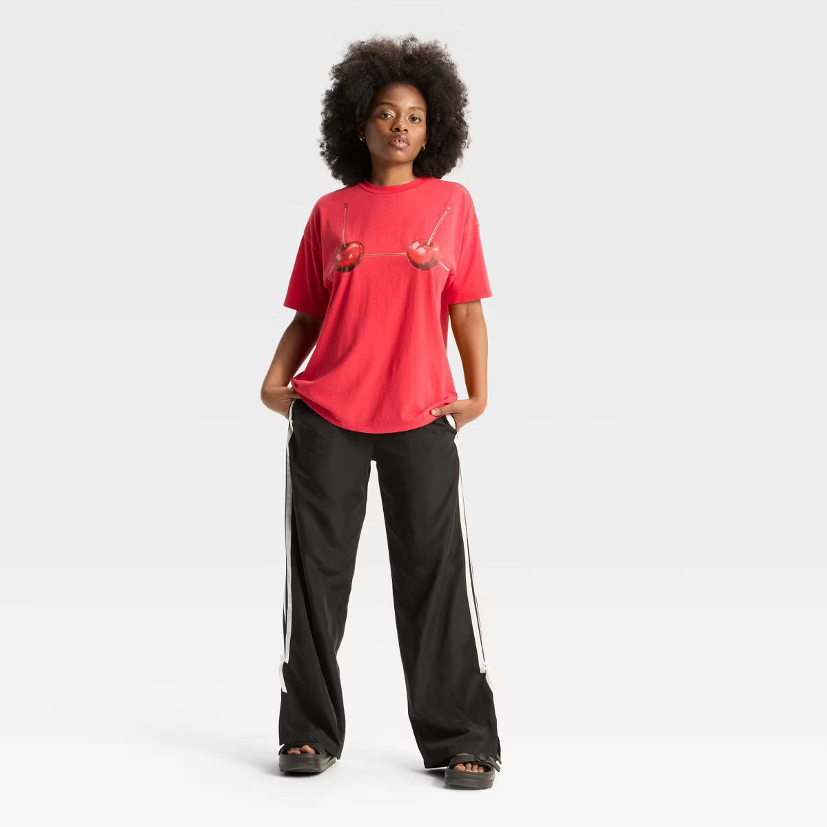 Women's Short Sleeve Round Neck Oversized Graphic T-Shirt - Wild Fable™ | Target