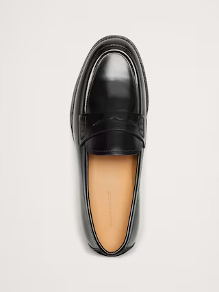 Leather Penny Loafer | Banana Republic (US)