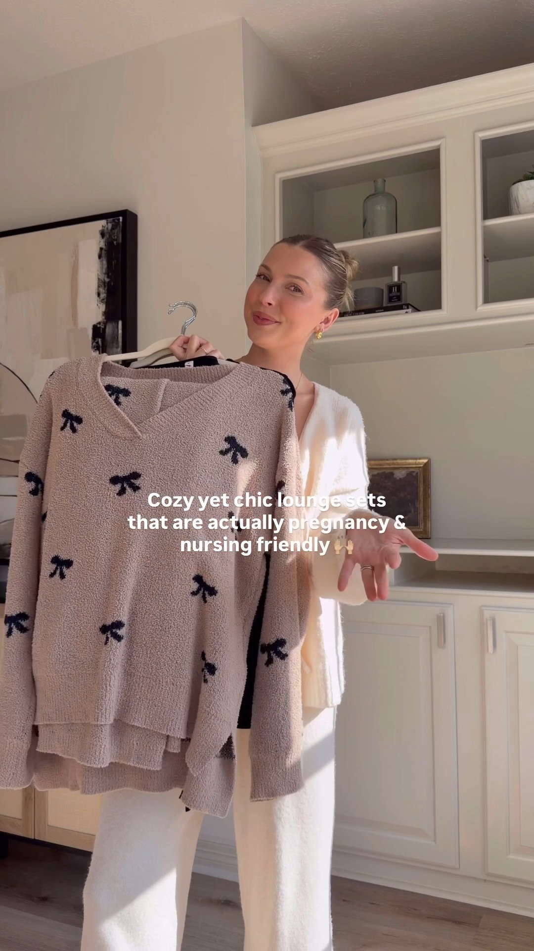 Comfy cozy sets for winter that are actually nursing friendly + would work with a bump!! Size M in all except the last black one I’m in a S. 

#LTKgrwm #LTKmomlife #LTKootd