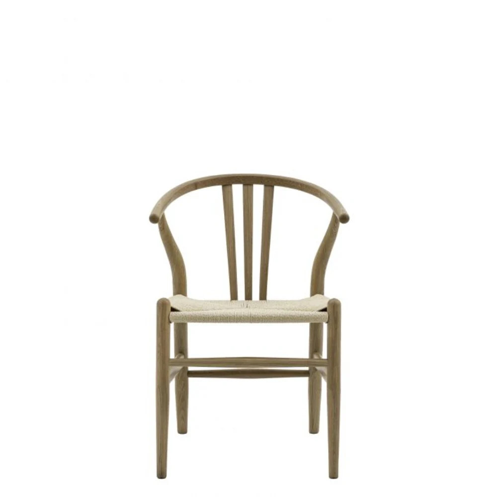 Gallery Interiors Set of 2 Houston Dining Chairs in Natural | Olivia's