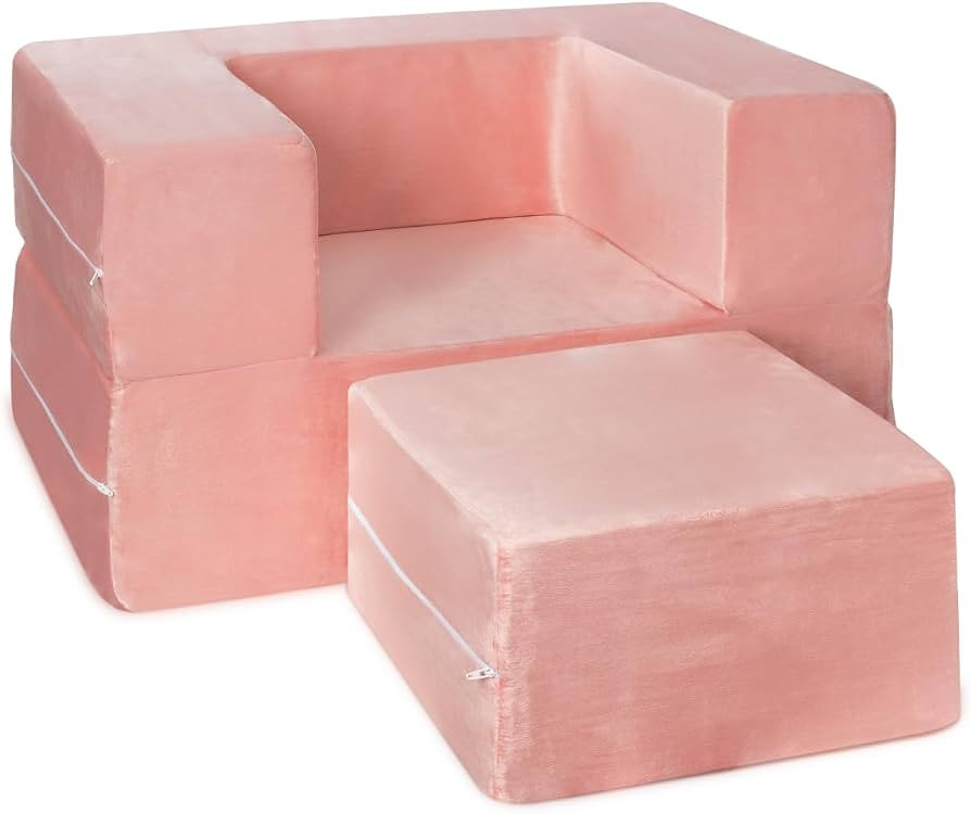 Milliard Kids Couch - Modular Kids Sofa for Toddler and Baby Playroom/Bedroom Furniture with Bonu... | Amazon (US)