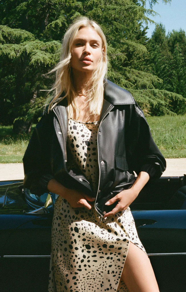 Idols Faux Leather Bomber Jacket | Z Supply