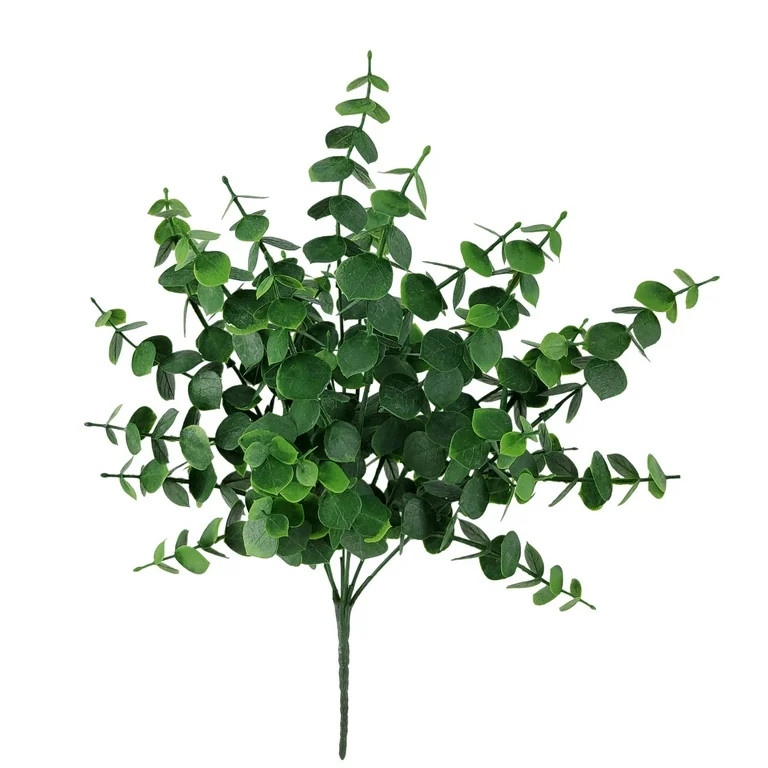 Mainstays 14in Indoor Artificial Eucalyptus Leaves Pick, Green Color. Weight 0.14lb, Pot Not Incl... | Walmart (US)