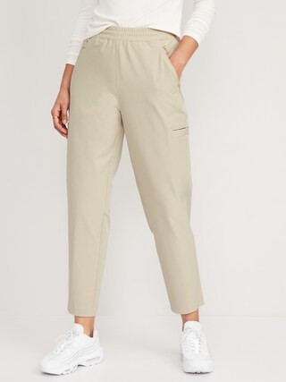High-Waisted All-Seasons StretchTech Water-Repellent Slouchy Taper Cargo Pants for Women | Old Navy (US)