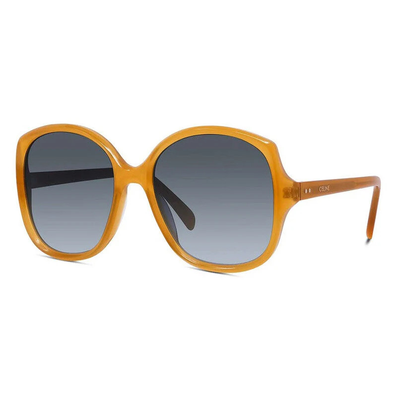 Celine CL40172U47B Oversized Round Gradient Sunglasses — Orange | Italist Inc.