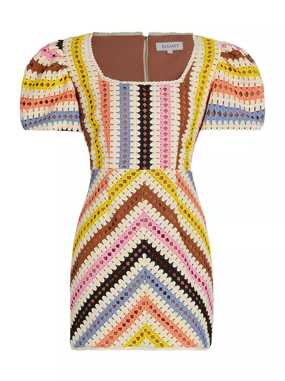 Labassa Striped Crochet Minidress | Saks Fifth Avenue