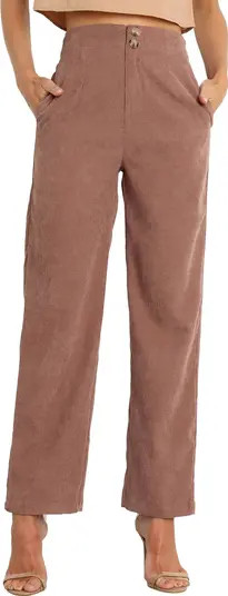 Springfield High Waist Cotton Corduroy Pants | Nordstrom