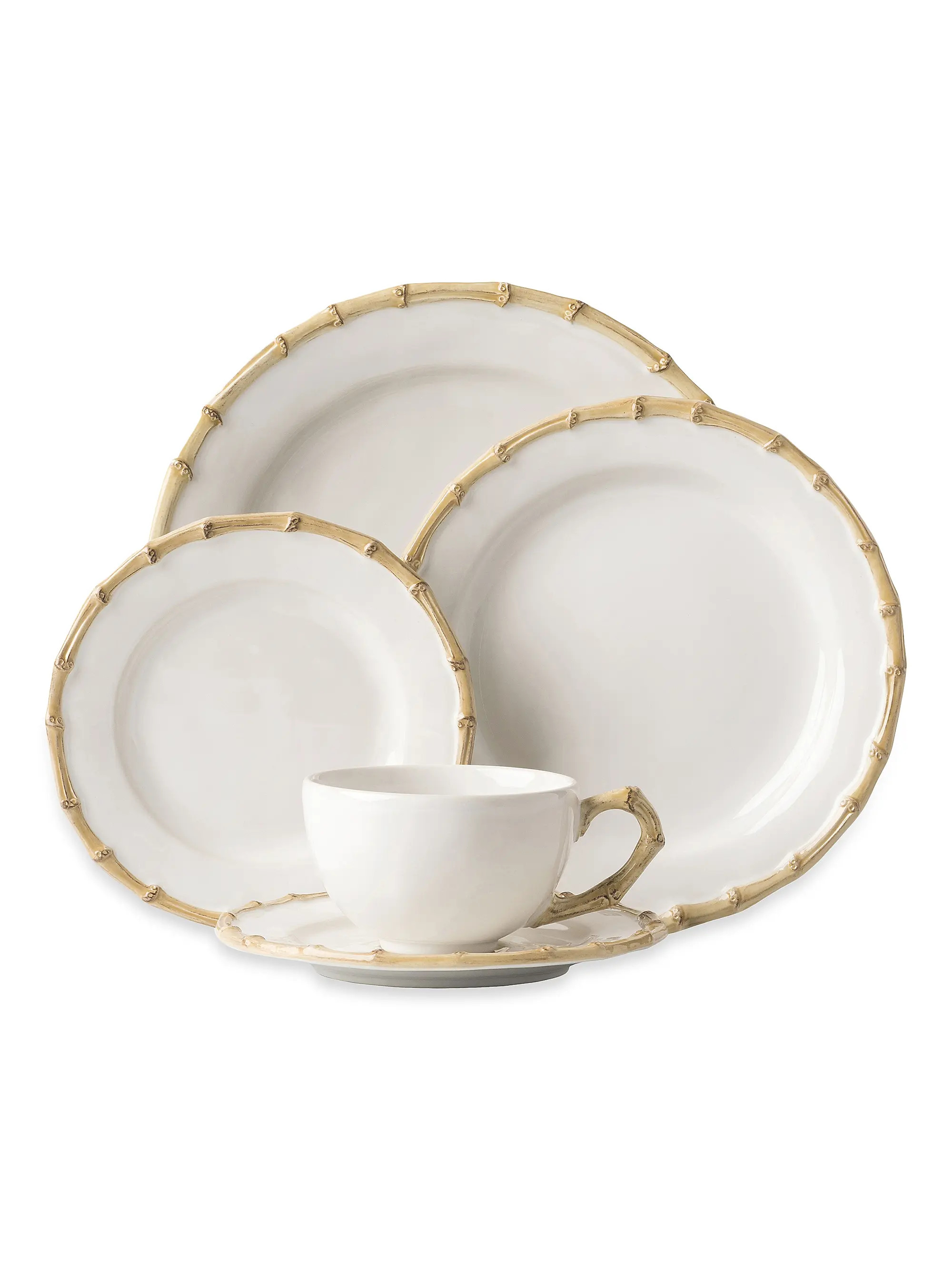 Bamboo Classic Natural 5-Piece Place Setting Set | Saks Fifth Avenue