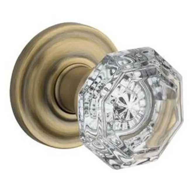 Baldwin PVCRYTRR049 Crystal Privacy Door Knob | Build.com | Build.com, Inc.