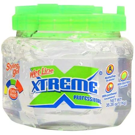 (2 Pack) Wet Line Xtreme Professional Extra Hold Styling Gel, 35.26 oz | Walmart (US)