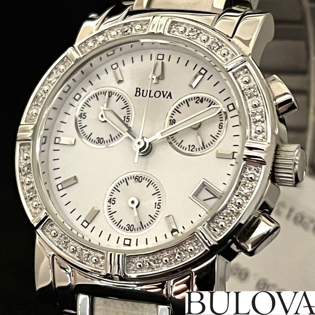 Bulova Women's Diamond Accents Multi Dial Chronograph 33mm Watch 96R19 42429386020 | eBay | eBay US