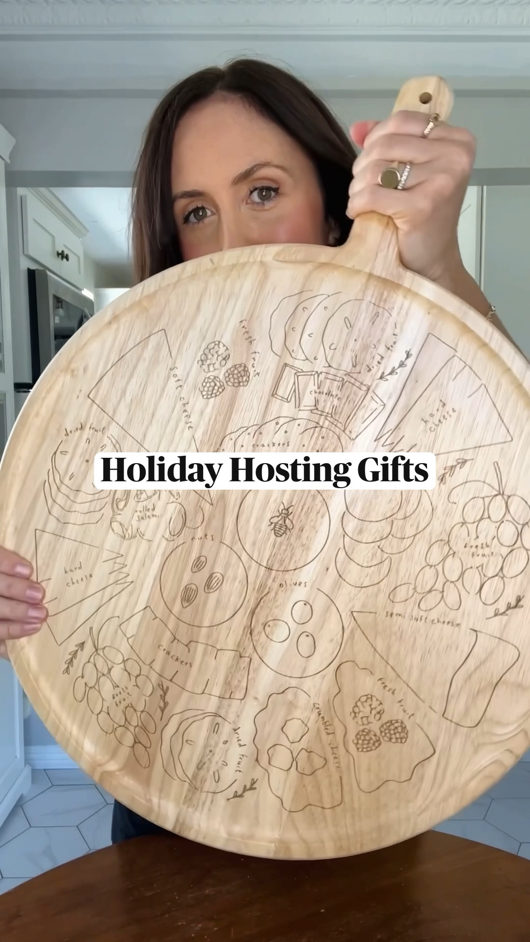 THE GOLD CHEESE KNIVES are labeled with which cheese to serve them with to take out all the guess work. 🧀🔪

And well, the HONEY DIPPER came out more beautiful than I imagined. You know I love serving honey on my boards!! 🍯🐝

#LTKHoliday #LTKHome #LTKSeasonal