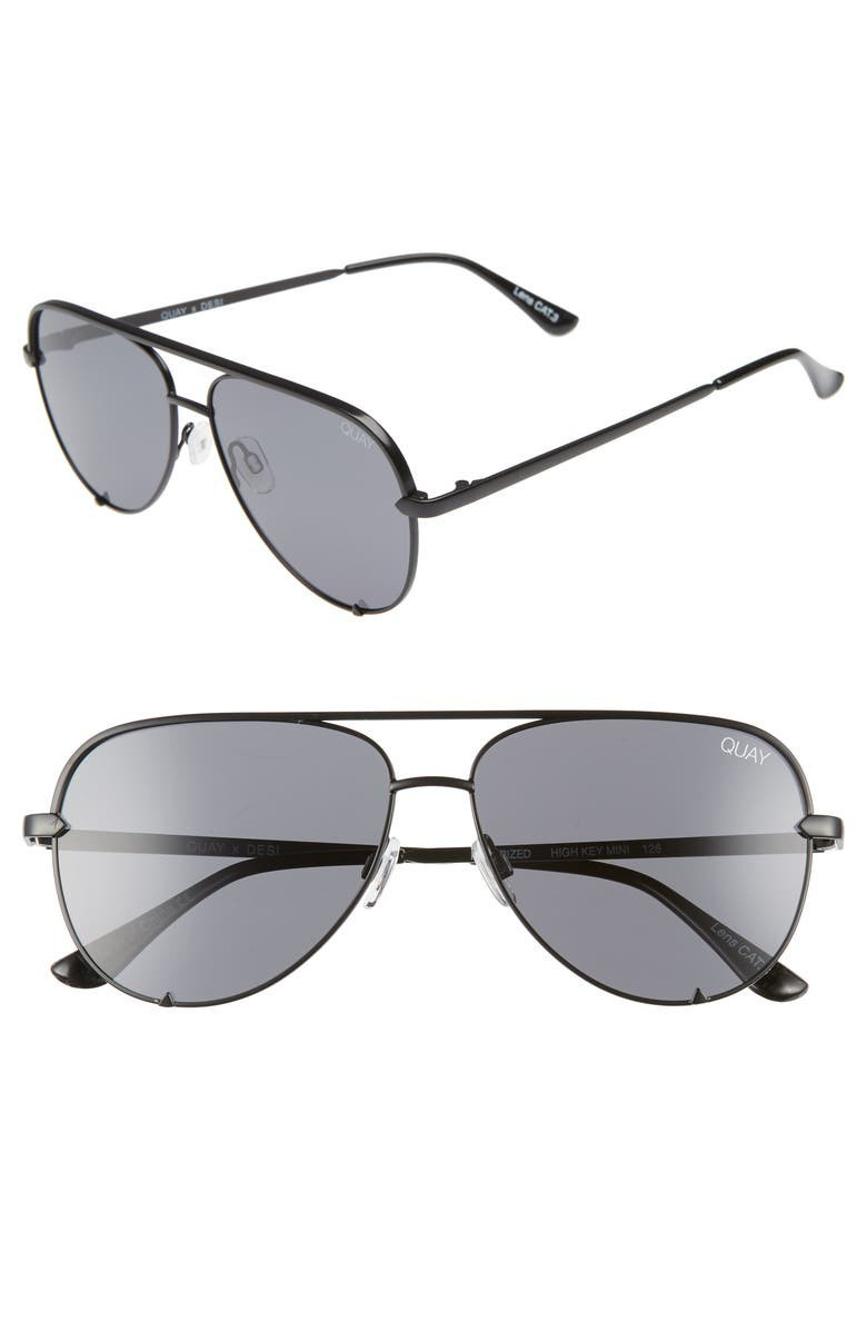 Quay Australia x Desi Perkins High Key Mini 57mm Aviator Sunglasses | Nordstrom