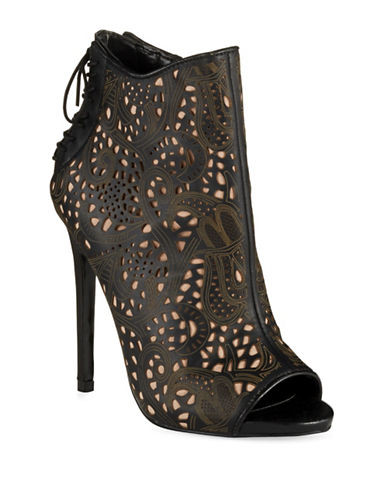 Steve Madden Korsett Peep Toe Boots | Lord & Taylor