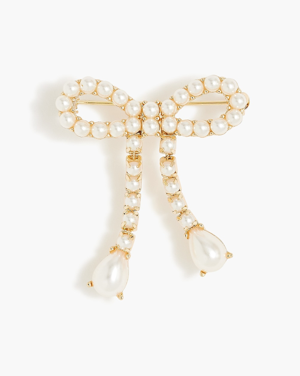 Pearl bow brooch | J.Crew Factory