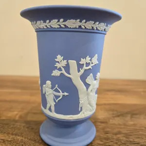 Vintage Wedgewood Pale Blue Jasperware 5.25 Inch Bud Vase - Etsy | Etsy (Global)