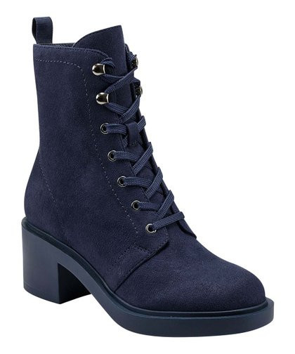 Bandolino | Dark Blue Gibson Combat Boot - Women | Zulily