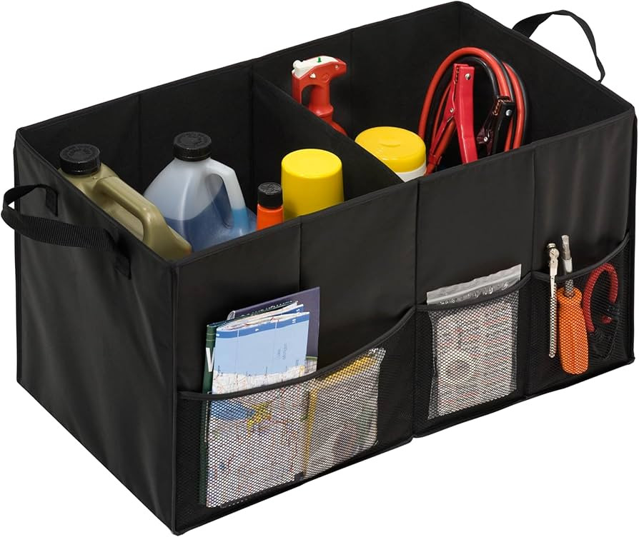 Honey-Can-Do SFT-01166 Soft Storage Chest, Black Folding Car Trunk Organizer | Amazon (US)