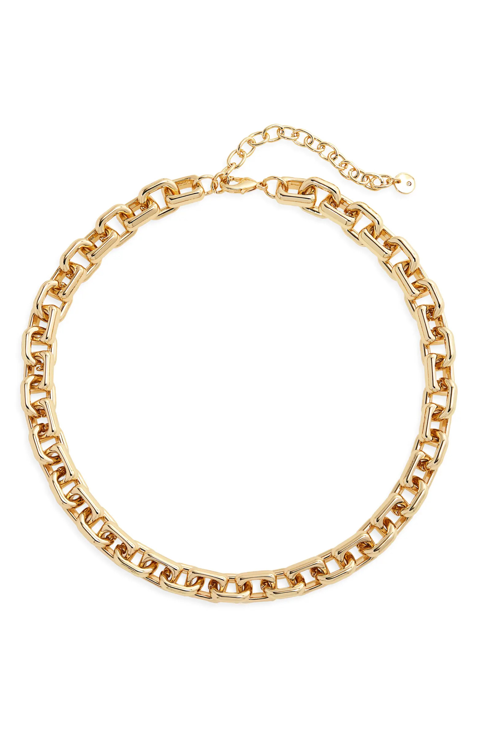 Soft Square Link Chain Necklace | Nordstrom