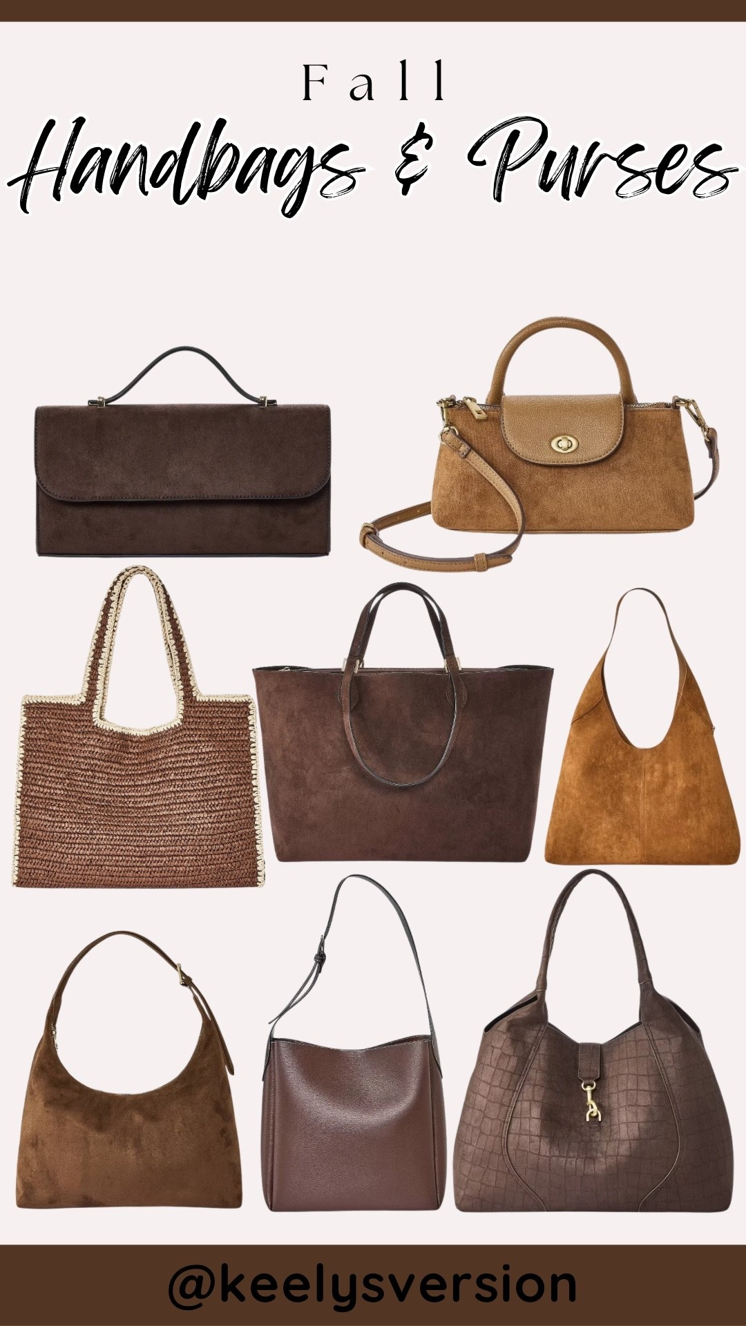 Fall handbags & purses! @Target 

#target

#LTKSeasonal #LTKSaleAlert