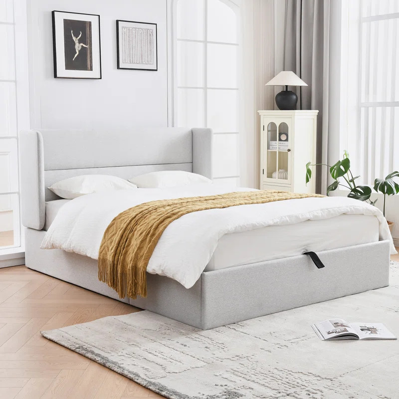 Gaillarde Hydraulic Lift Up Storage Upholstered Platform Bed | Wayfair North America