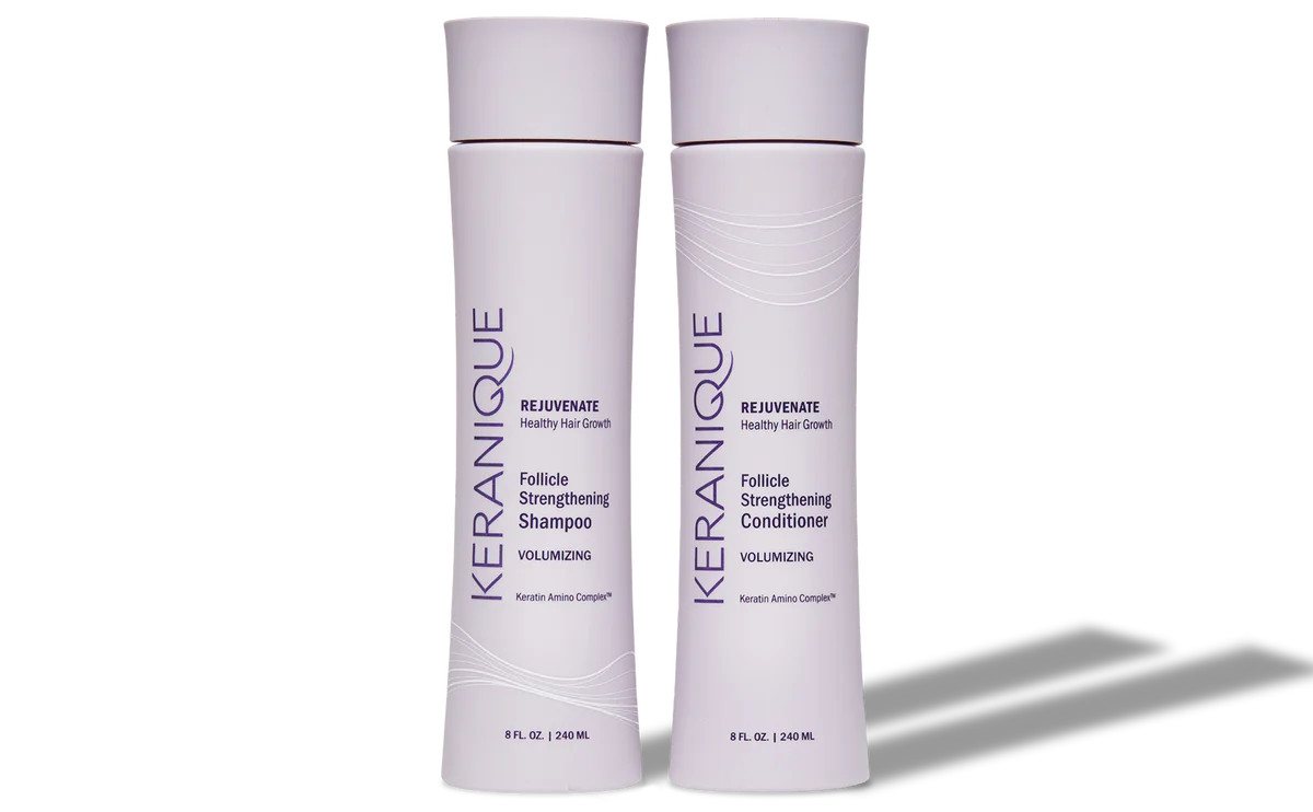 Volumizing Follicle Strengthening Shampoo and Conditioner Set for Thinning Hair | Keranique