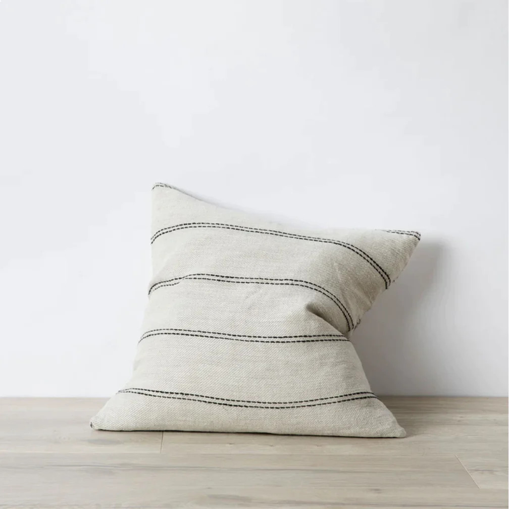Ana Stripe Linen Pillow Cover | Elsie Green US