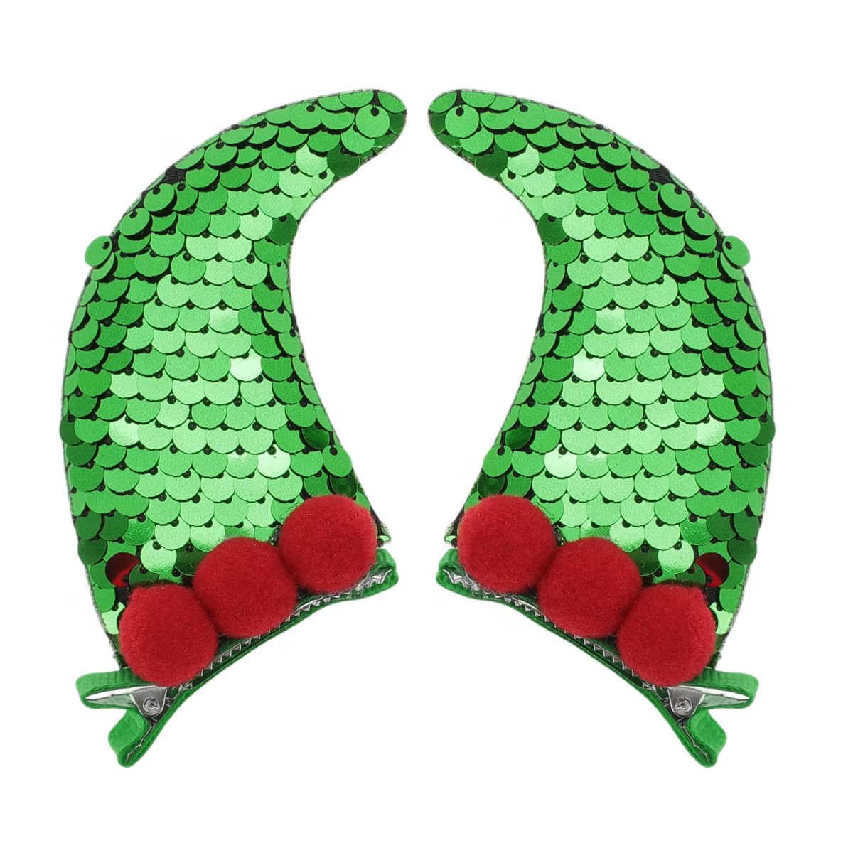 Unique Bargains Christmas Santa Hat Hair Clips for Christmas 2.17"x1.18"x3.54" 1 Pair | Target