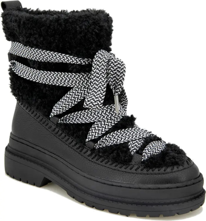 Yuki Leather & Faux Shearling Boot | Nordstrom Rack