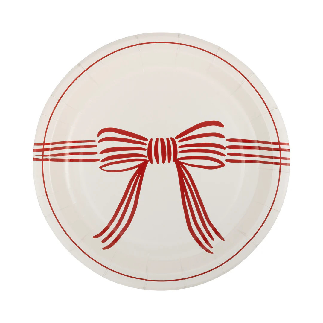 Red Bow Plate | My Mind's Eye
