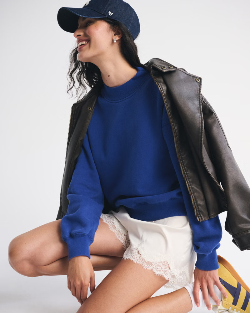 Sunday Mockneck Crew | Abercrombie & Fitch (US)