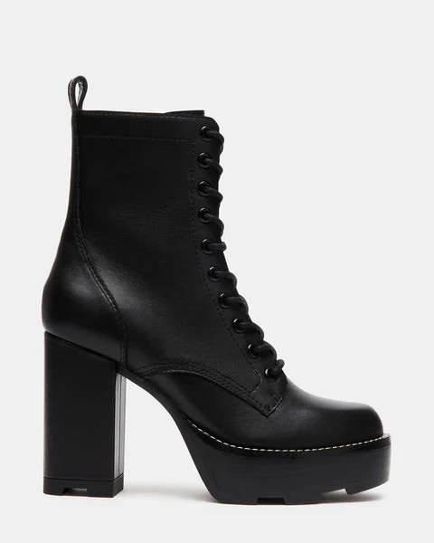 ALORA BLACK LEATHER | Steve Madden (US)
